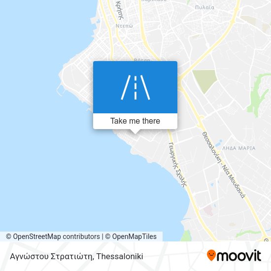Αγνώστου Στρατιώτη map