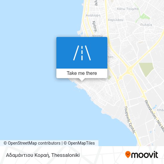 Αδαμάντιου Κοραή map
