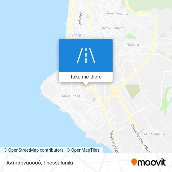 Αλικαρνασσού map