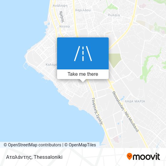 Αταλάντης map