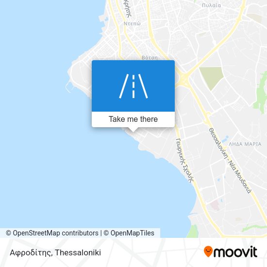 Αφροδίτης map