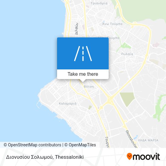 Διονυσίου Σολωμού map