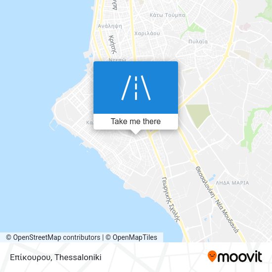 Επίκουρου map