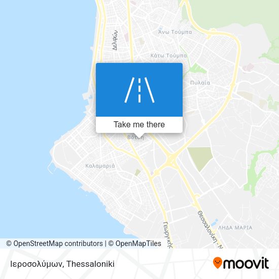 Ιεροσολύμων map