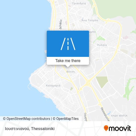 Ιουστινιανού map