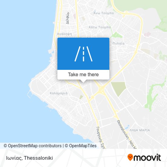 Ιωνίας map