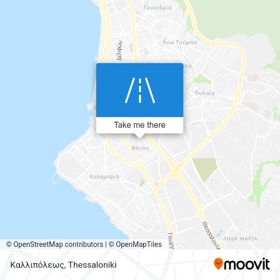 Καλλιπόλεως map