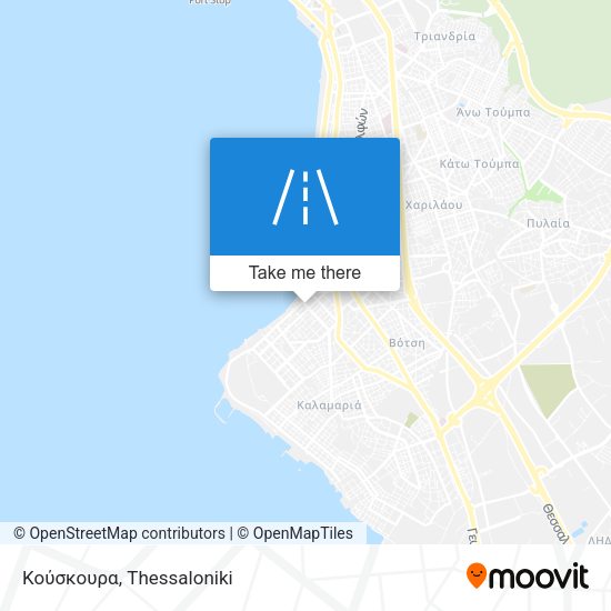Κούσκουρα map