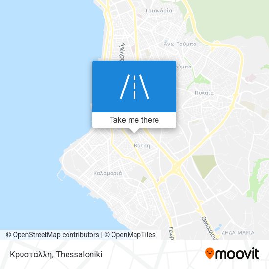 Κρυστάλλη map