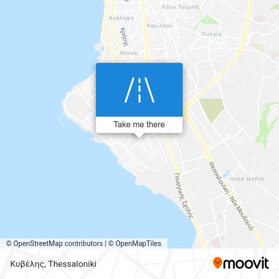 Κυβέλης map
