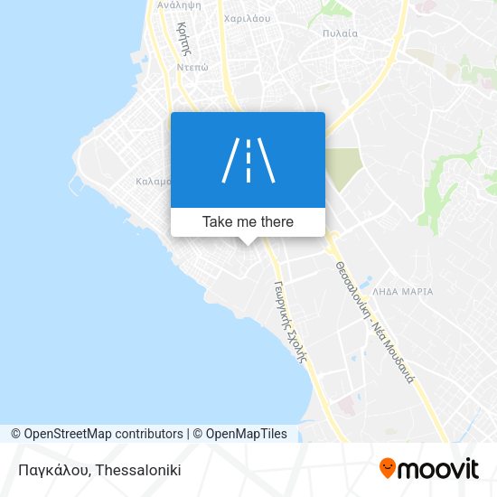 Παγκάλου map