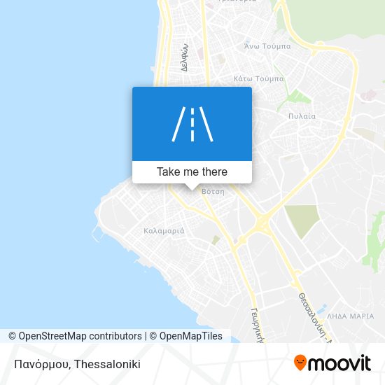 Πανόρμου map