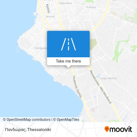 Πανδώρας map