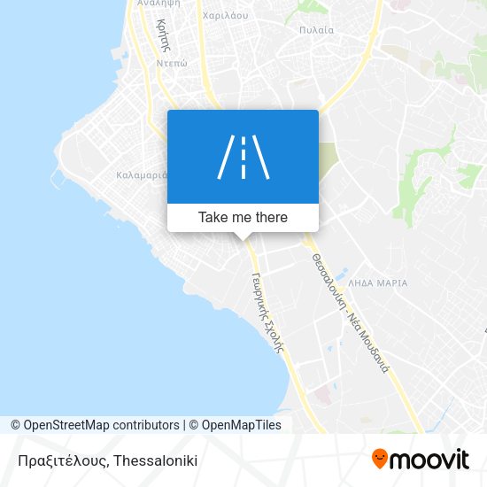 Πραξιτέλους map