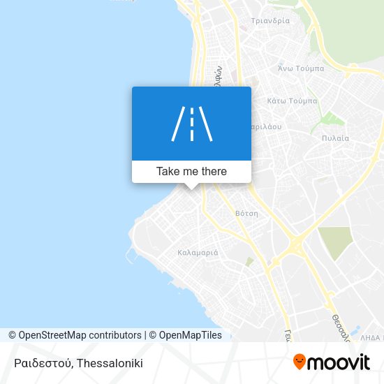 Ραιδεστού map