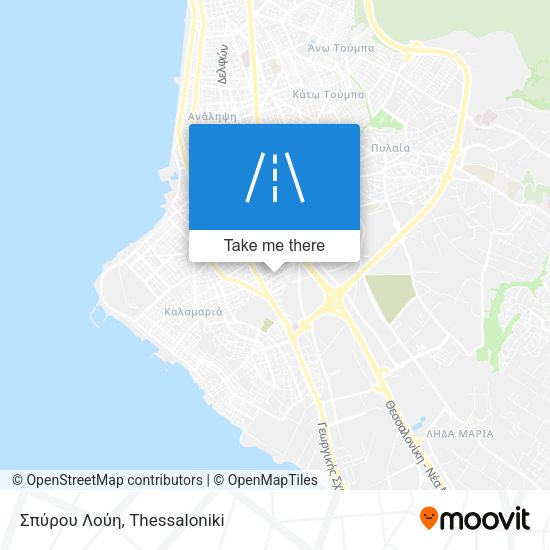 Σπύρου Λούη map