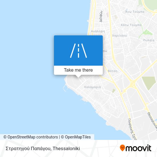 Στρατηγού Παπάγου map