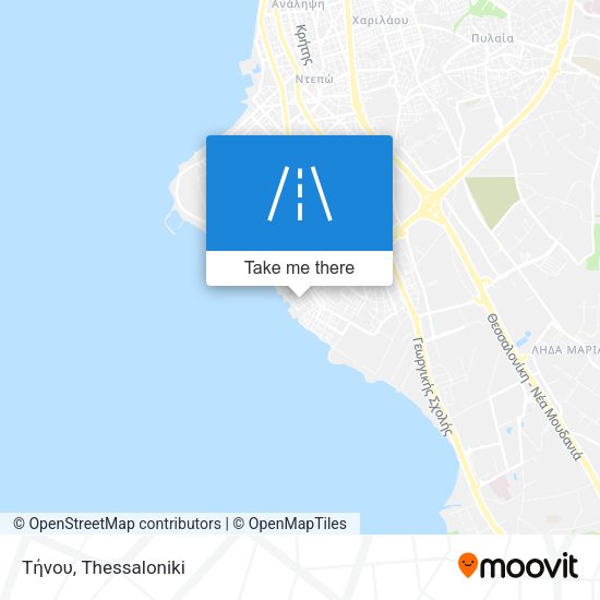 Τήνου map