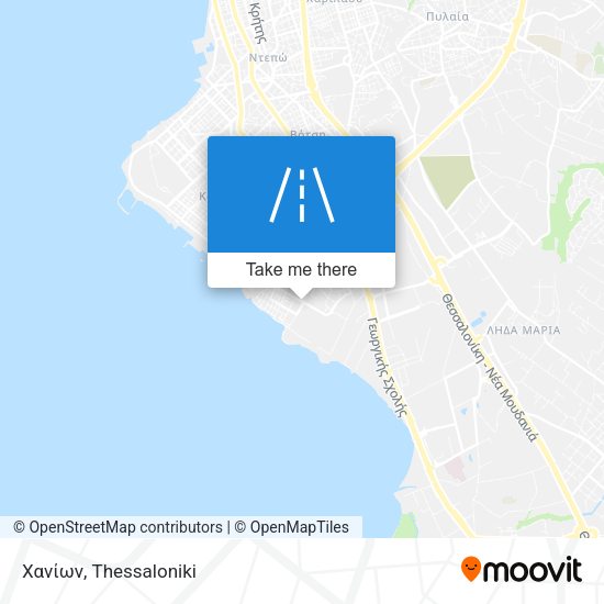 Χανίων map