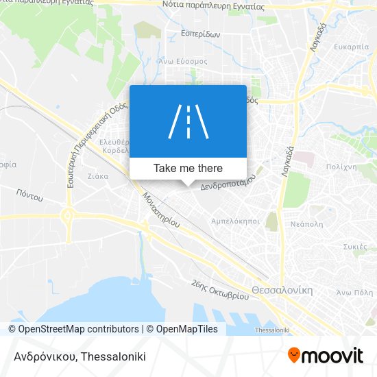 Ανδρόνικου map