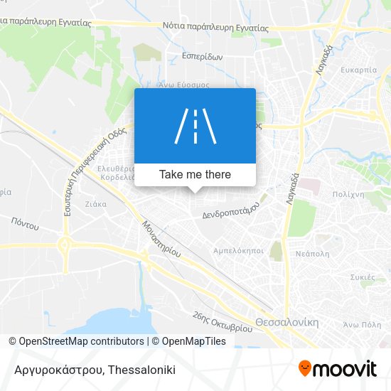 Αργυροκάστρου map