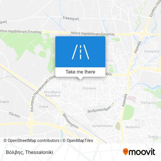 Βόλβης map