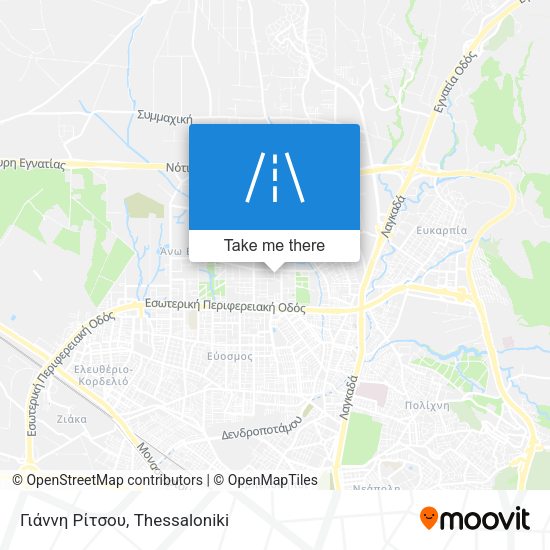 Γιάννη Ρίτσου map