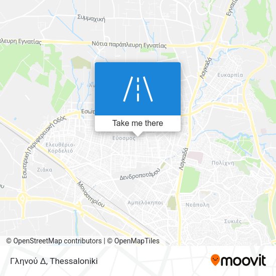 Γληνού Δ map