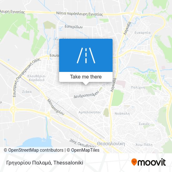 Γρηγορίου Παλαμά map