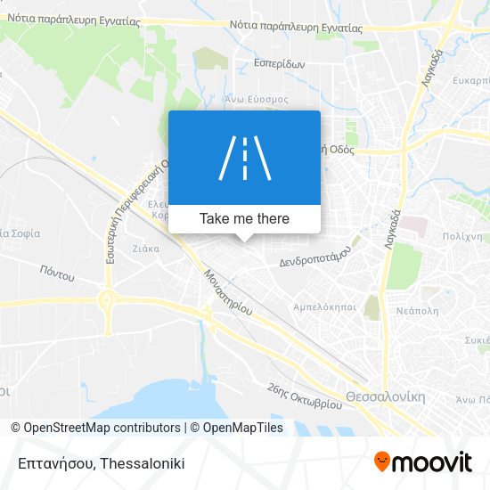 Επτανήσου map