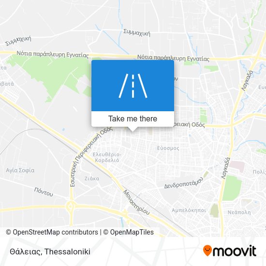 Θάλειας map