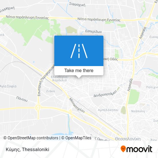 Κύμης map