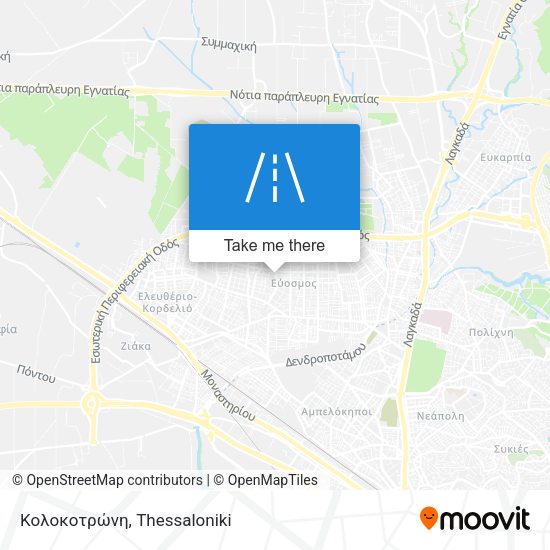 Κολοκοτρώνη map