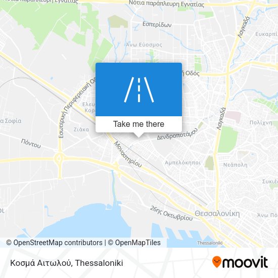 Κοσμά Αιτωλού map