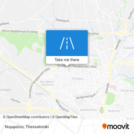 Νυμφαίου map