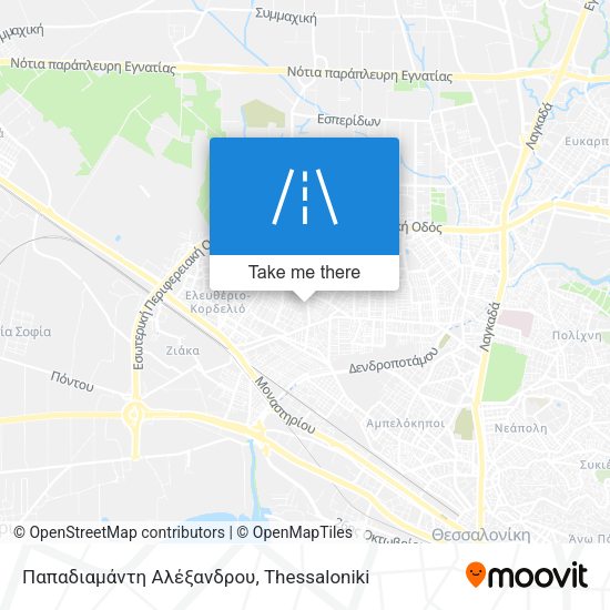 Παπαδιαμάντη Αλέξανδρου map