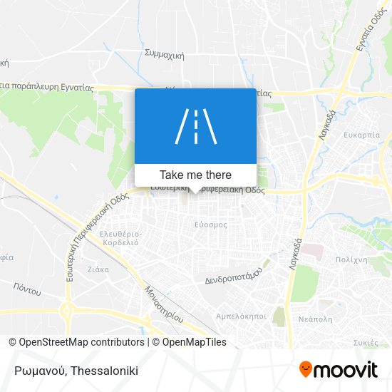 Ρωμανού map