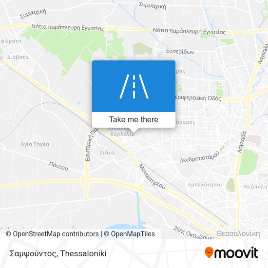 Σαμψούντος map