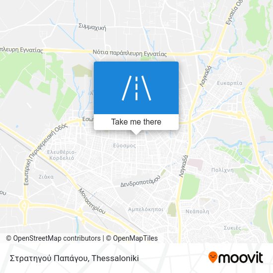 Στρατηγού Παπάγου map