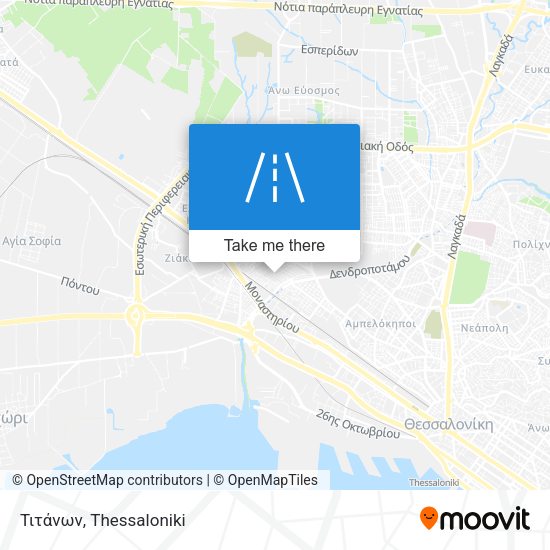 Τιτάνων map