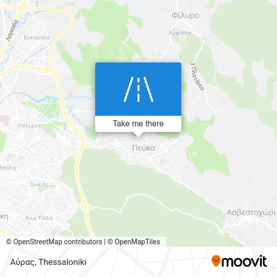 Αύρας map