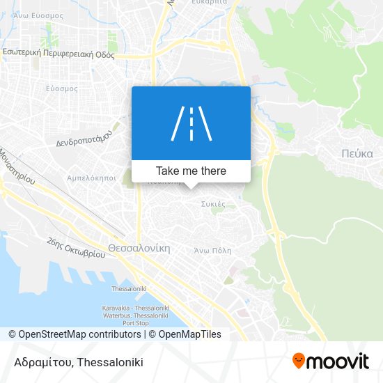 Αδραμίτου map