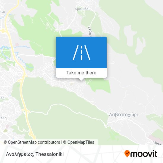 Αναλήψεως map