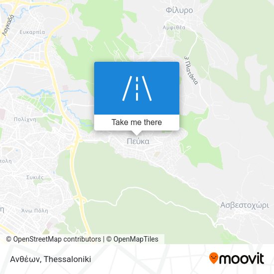 Ανθέων map