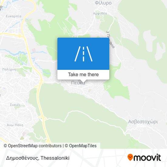 Δημοσθένους map