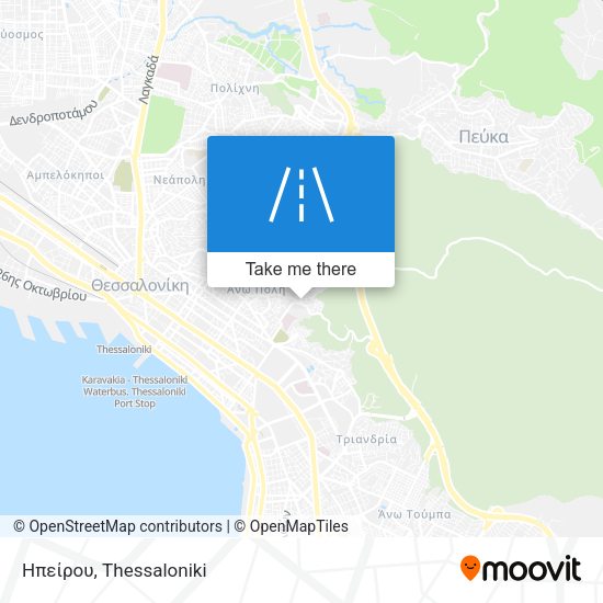 Ηπείρου map