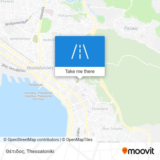 Θέτιδος map