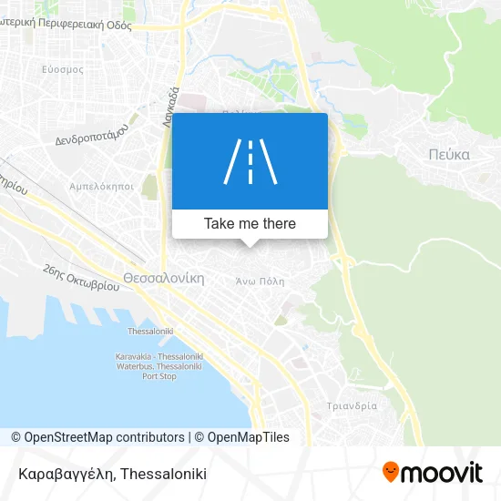 Καραβαγγέλη map
