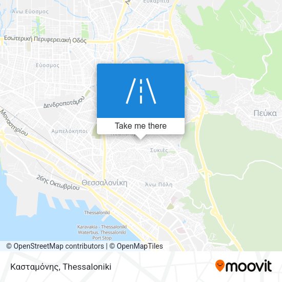 Κασταμόνης map