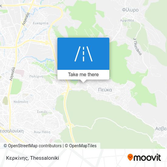 Κερκίνης map
